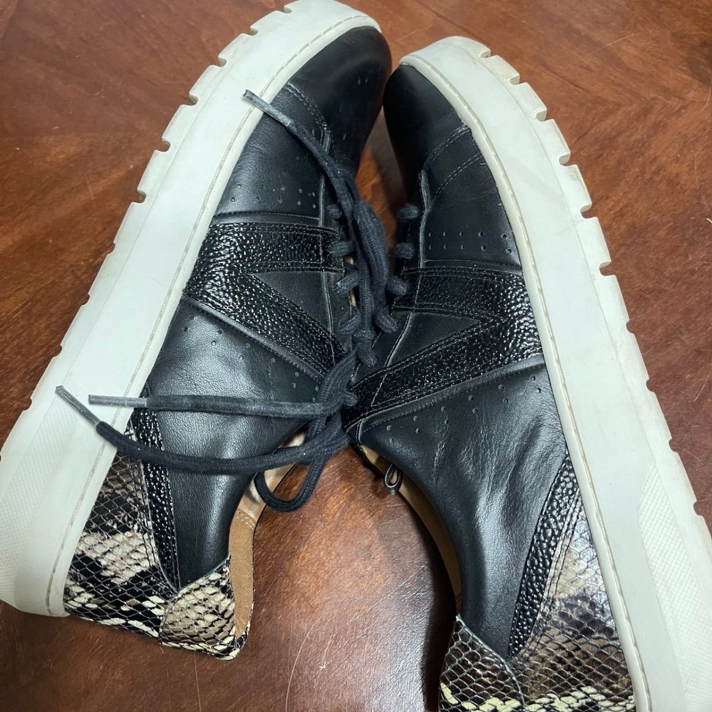 Vionic Black and Snake Print Sneakers - Picture 7 of 12